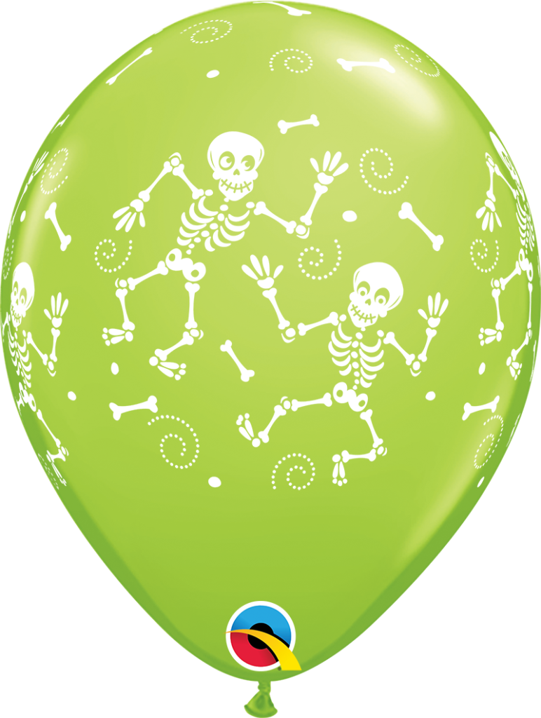 Fun-Halloween-Skeletons-Lime Green