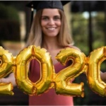 2020 Grad 16 inch number balloons