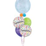 Congratulations-Confetti-Celebration Balloon Bouquet