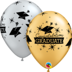 Congratulations Graduate Caps Balloon 11 inch latex 57110B