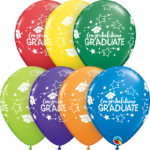 Congratulations Graduate Stars Balloon 11 inch Latex 57109B