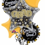 GRAD GLITTER BALLOON BOUQUET