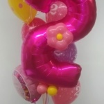 Birthday Girl Jumbo 2 Rainbow Balloon Bouquet