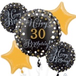 Sparkling Birthday Personalized Balloon Bouquet 37157
