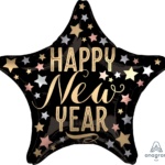 Satin Happy New Year Star