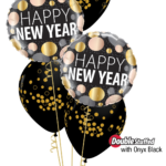 Sparkling New Year Confetti Balloon Bouquet
