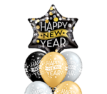New Year Star Classic Balloon Bouquet