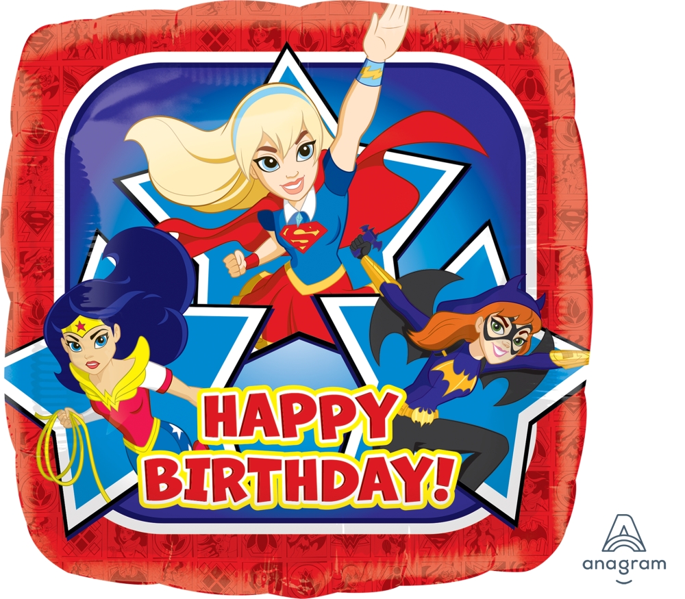 DC Super Hero Girls Happy Birthday Balloon 41