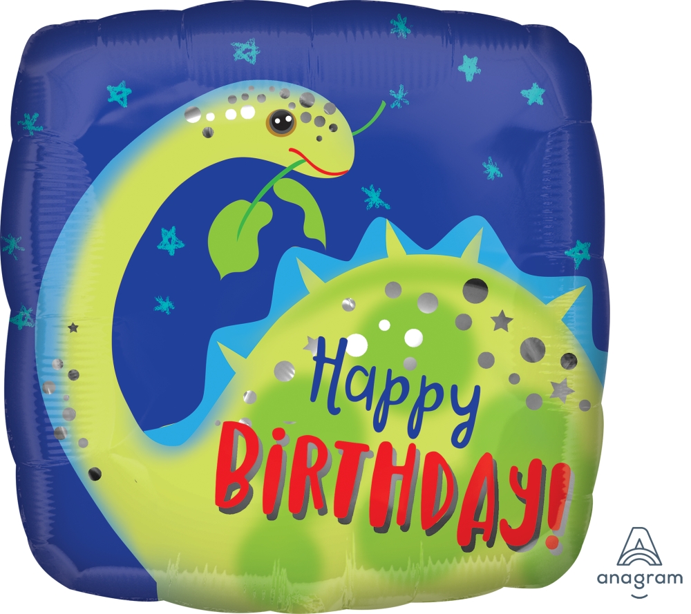 Stegosaurus Happy Birthday Balloon 39627