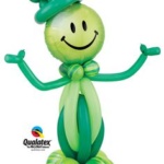 St Patricks Day Balloon Stand up Smiley