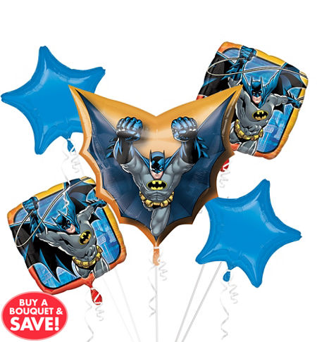 Batman Balloon Bouquet