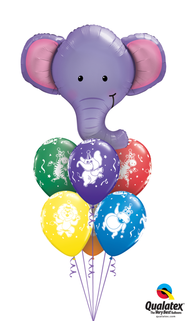 Elephants Never Forget Safari Balloon Bouquet