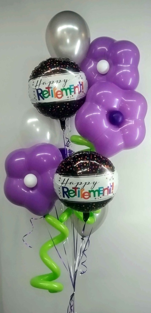 Retirement Blossoms Balloon Bouquet